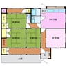 長太栄町　畑付き戸建て 4DKの間取り