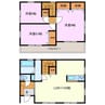 リーブルファイン河芸上野３号棟 3LDKの間取り