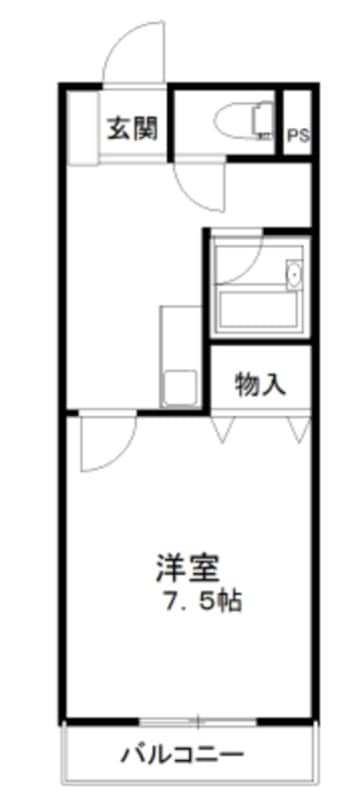 間取図 エトワールNAKAYAMAⅧ