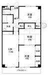 ミオ・アルカサール 3LDKの間取り