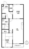 ガーデンパレスⅡ 2LDKの間取り
