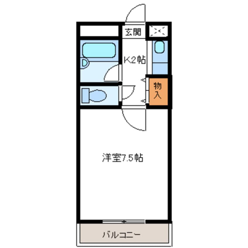 間取図 ドリーミーハイツ中里