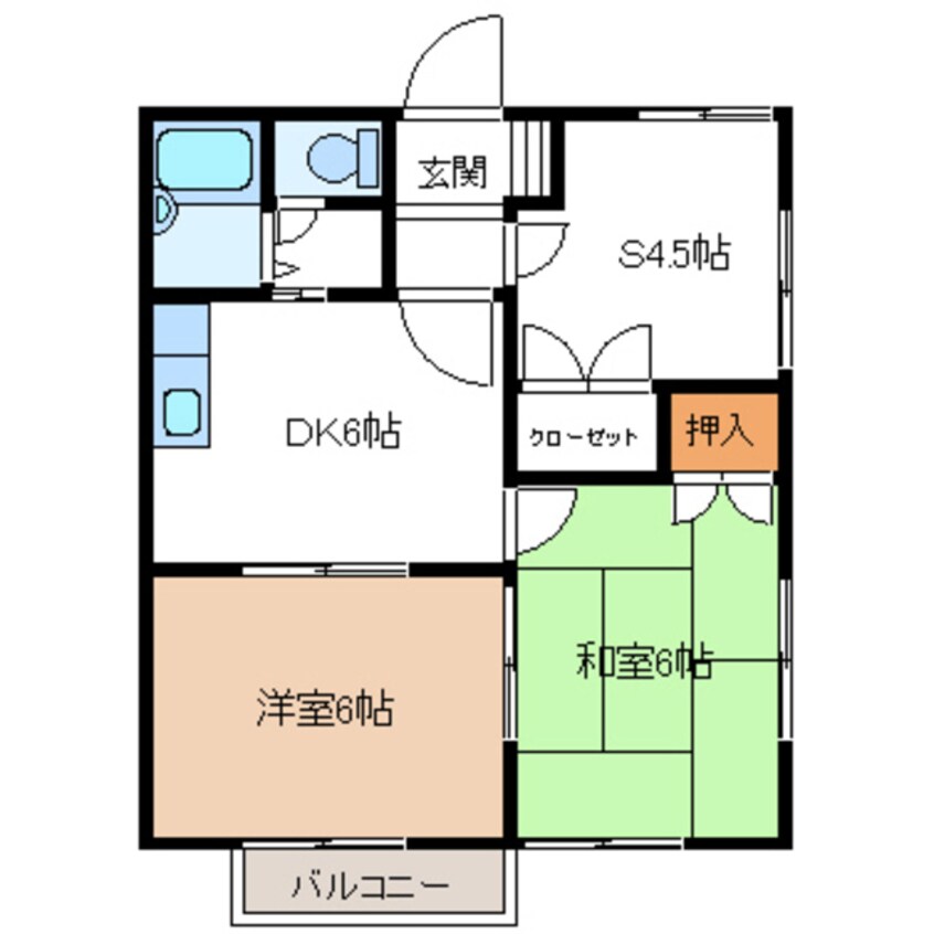 間取図 トリフォード久喜Ａ