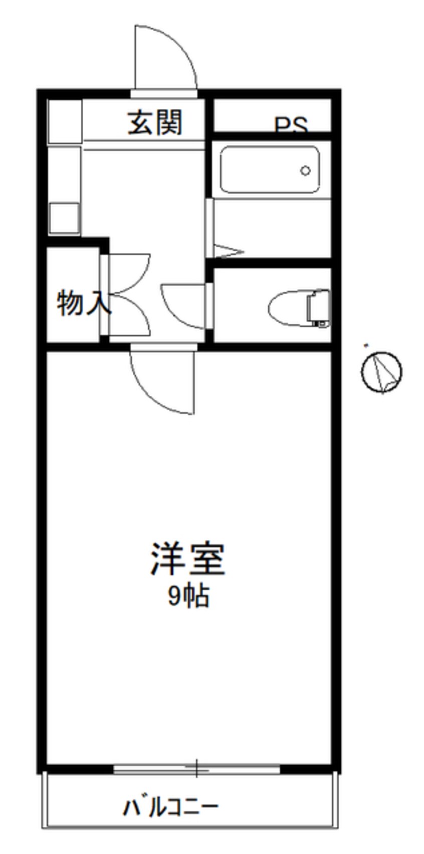 間取図 キャンバス早野・Ⅲ