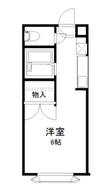 セレクションKUKI 1Kの間取り