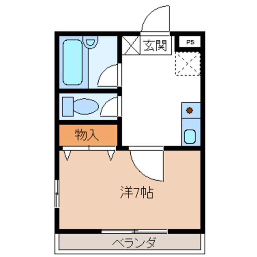 間取図 ドミトリーTAKEIⅡ