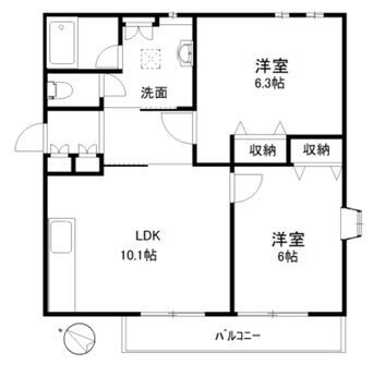 間取図 サンセール