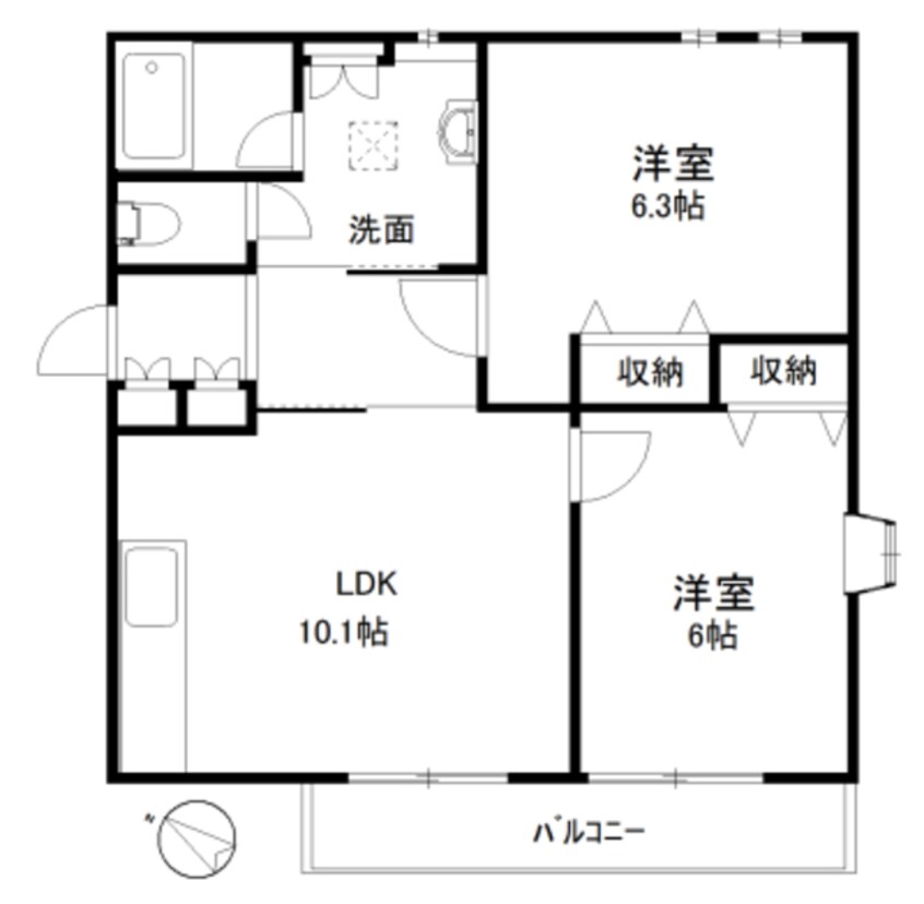 間取図 サンセール