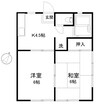 シンフォニー 2Kの間取り
