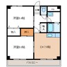 ソプラエール 2DKの間取り