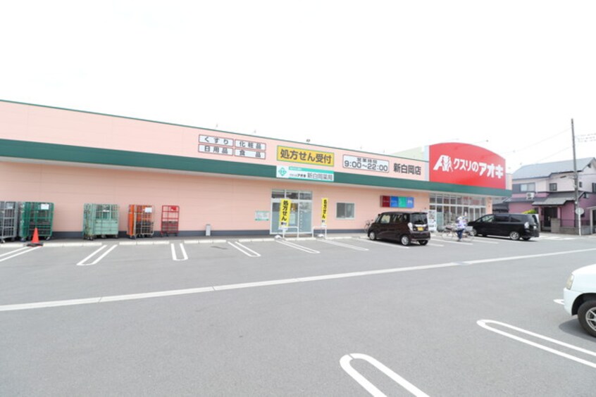 クスリのアオキ新白岡店(ドラッグストア)まで305m※クスリのアオキ新白岡店 こしえるコーポ