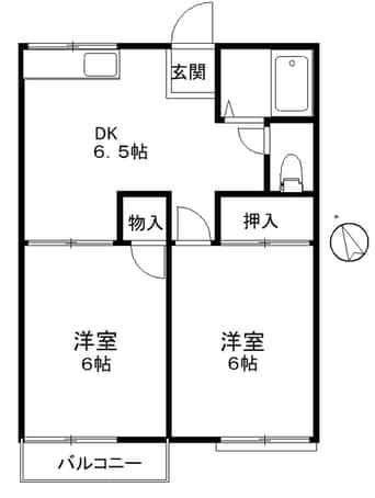 間取図 ファミーユ関根Ａ