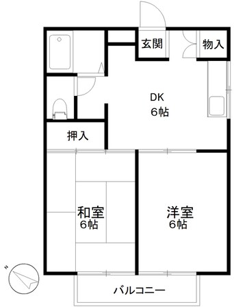 間取図 トリフォード久喜Ｃ