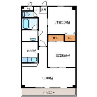 間取図 アルコバレーノ