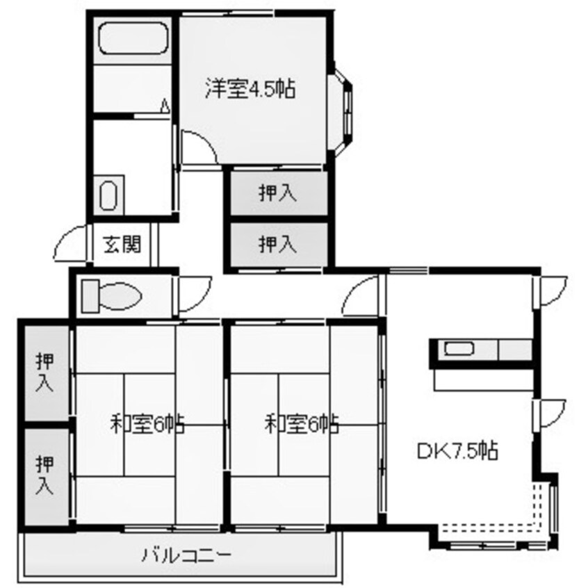 間取図 セナーズパレス