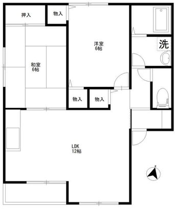 間取図 クレストタウンズＡ