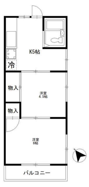 間取図 久喜宝コーポ