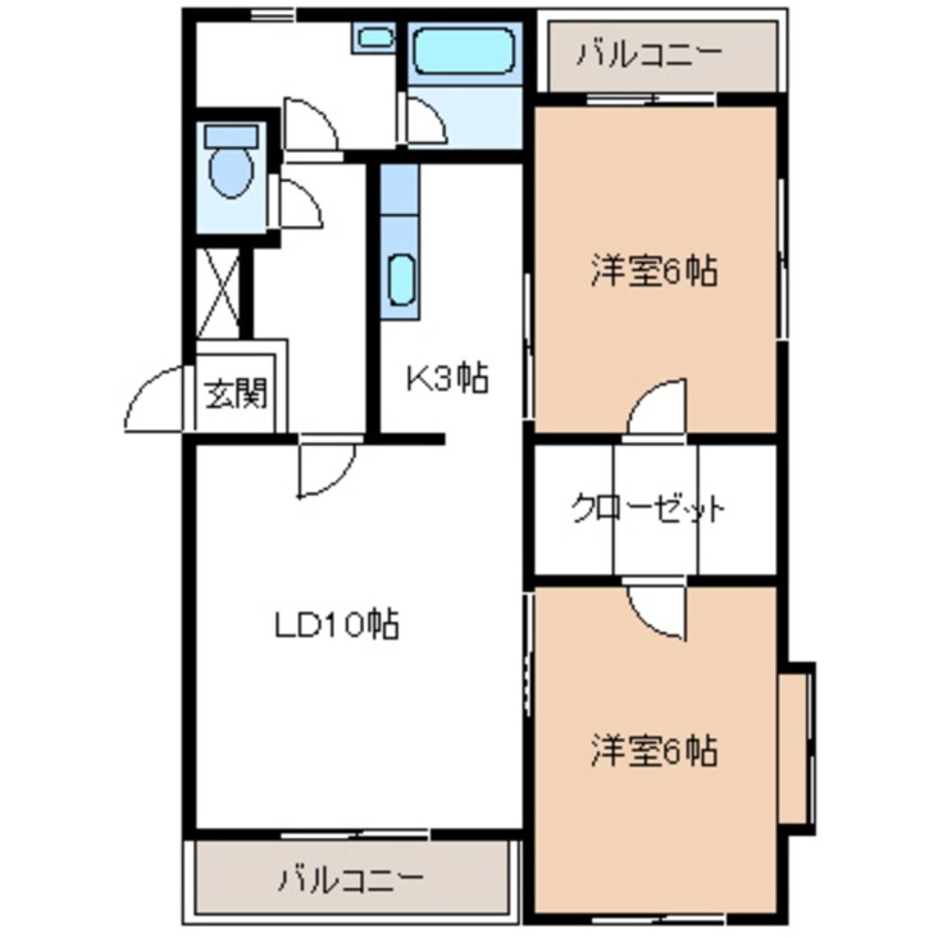 間取図 プリムヴェール