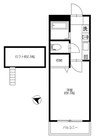 エムパレスＶ 1Kの間取り