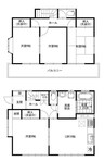 小林邸貸家 4LDKの間取り