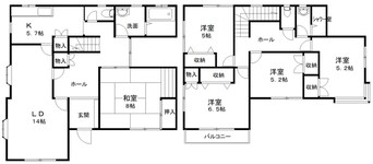 間取図 内藤貸家