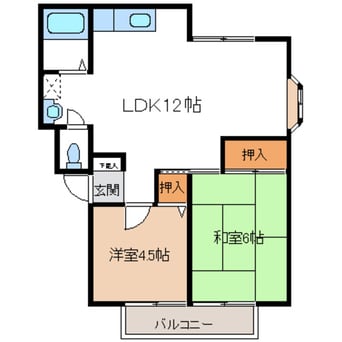 間取図 パインヒルズB