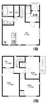 プライムアセット6号棟 3LDKの間取り
