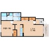 東海道本線/藤枝駅 徒歩17分 1階 築17年 1LDKの間取り