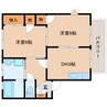 東海道本線/静岡駅 バス:22分:停歩2分 1階 築31年 2DKの間取り