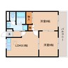 東海道本線/焼津駅 バス:14分:停歩9分 1階 築23年 2LDKの間取り