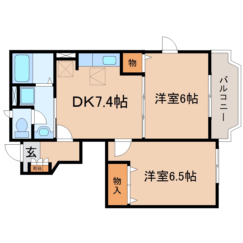 間取り図 東海道本線/焼津駅 徒歩16分 1階 築20年