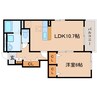 東海道本線/藤枝駅 バス:20分:停歩4分 1階 築19年 1LDKの間取り