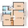 東海道本線/静岡駅 バス:17分:停歩5分 1階 築29年 2LDKの間取り