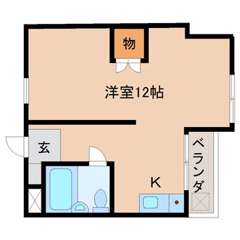 間取図 東海道本線/東静岡駅 徒歩16分 4階 築36年