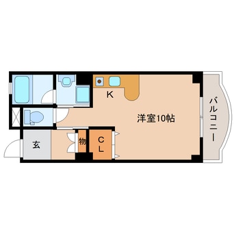 間取図 東海道本線/静岡駅 徒歩12分 5階 築27年