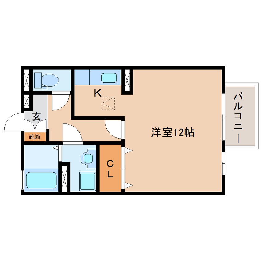 間取図 東海道本線/藤枝駅 徒歩14分 1階 築24年