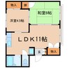 東海道本線/静岡駅 バス:13分:停歩5分 1階 築36年 2LDKの間取り