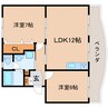 東海道本線/静岡駅 バス:17分:停歩6分 1階 築40年 2LDKの間取り