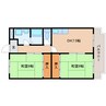 東海道本線/藤枝駅 徒歩11分 3階 築34年 2DKの間取り