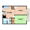東海道本線/焼津駅 バス:17分:停歩1分 1階 築32年 2DKの間取り