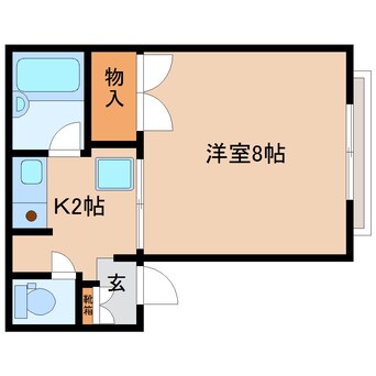 間取図 東海道本線/静岡駅 徒歩12分 2階 築36年