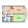 東海道本線/静岡駅 バス:15分:停歩5分 2階 築27年 2DKの間取り