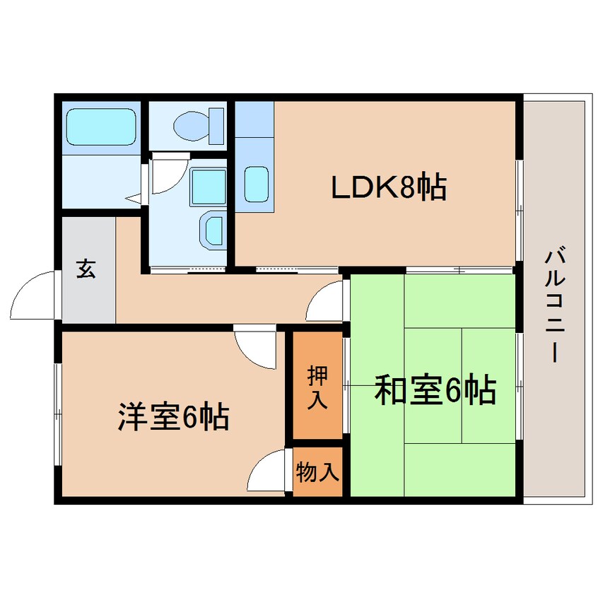 間取図 東海道本線/藤枝駅 バス12分高洲小学校前下車:停歩6分 1階 築27年