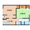 東海道本線/静岡駅 バス:15分:停歩5分 2階 築34年 2DKの間取り