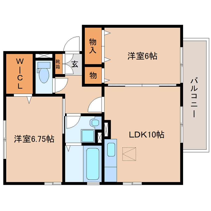 間取図 東海道本線/静岡駅 バス20分大浜公園入口下車:停歩8分 1階 築21年