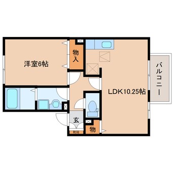 間取図 東海道本線/静岡駅 バス20分小鹿公民館前下車:停歩13分 1階 築19年