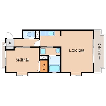 間取図 東海道本線/藤枝駅 徒歩9分 3階 築19年