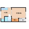 東海道本線/静岡駅 バス:15分:停歩5分 1階 築42年 1Kの間取り
