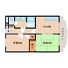 東海道本線/藤枝駅 徒歩20分 1階 築30年 2DKの間取り