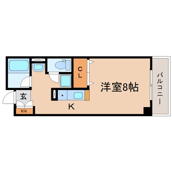 間取図 東海道本線/静岡駅 徒歩14分 3階 築26年